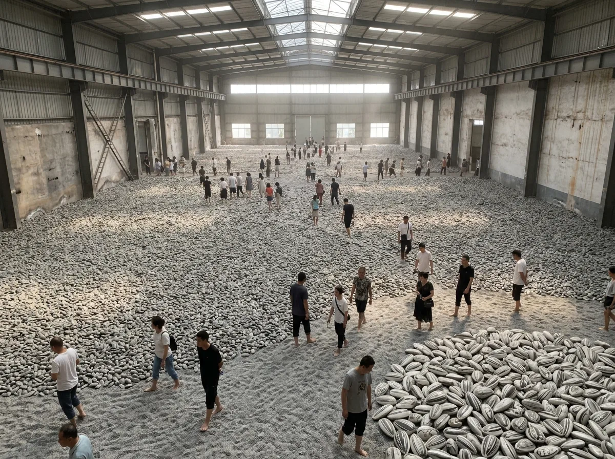 Ai Weiwei | Sunflower Seeds: One Hundred Million Hand-Painted Porcelain Seeds