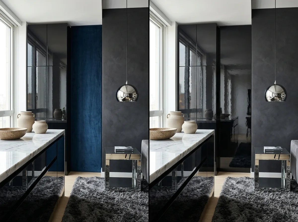 Alternating Gloss and Matte: Not Everything Should Shine