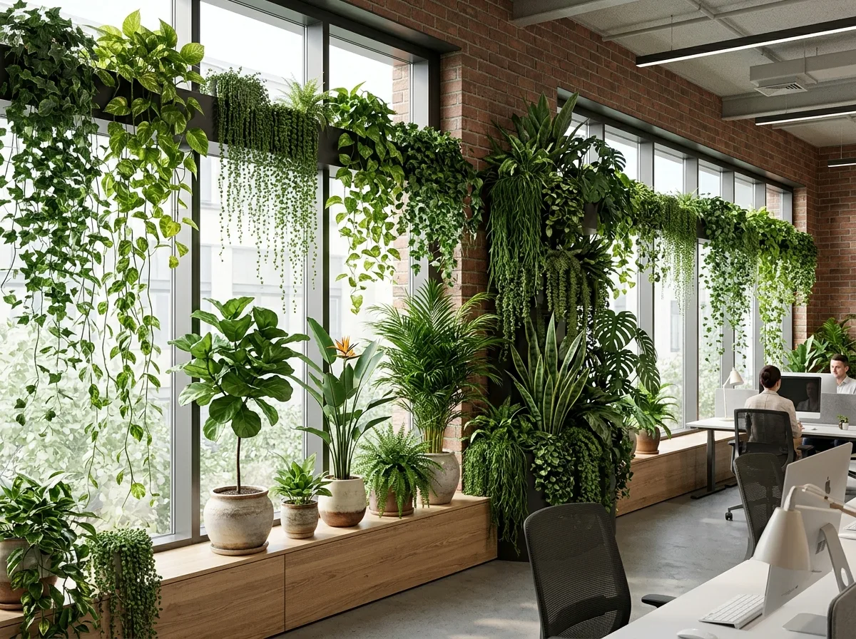 Injecting Greenery into Offices