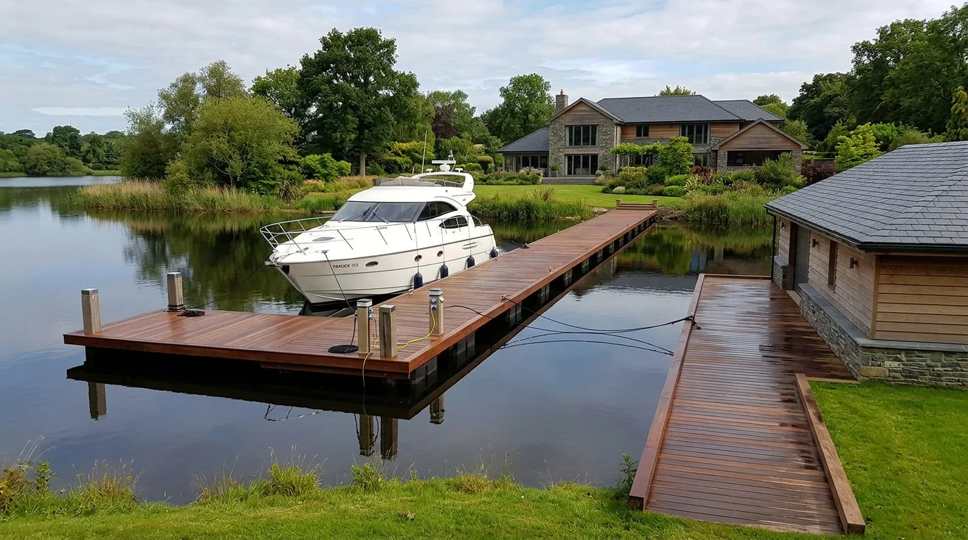 Private Dock: The Boundary at the Water's Edge