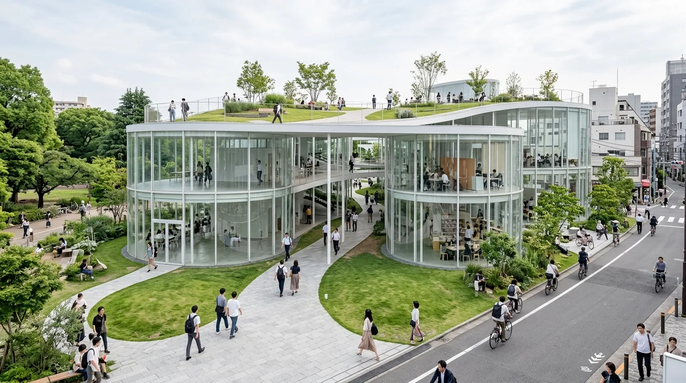 建筑作为城市公园：城市、公园与建筑的界限消融