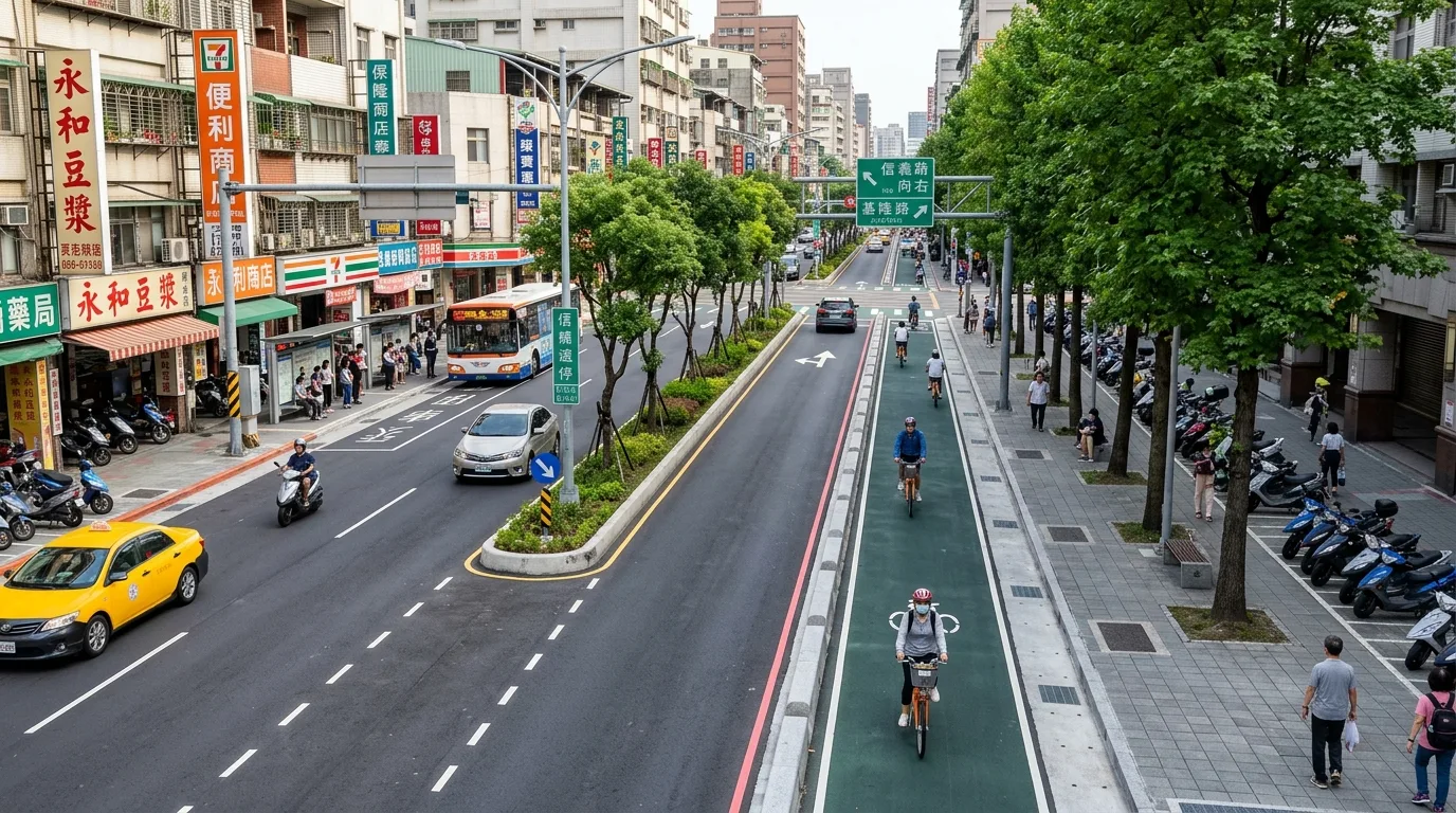 Road Diet: Reducing Lanes for Pedestrians and Green Belts