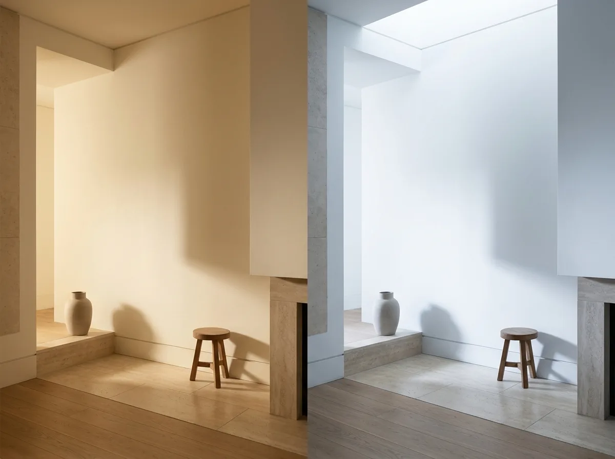 Shadows Are Also Warm: No Blue-Grays