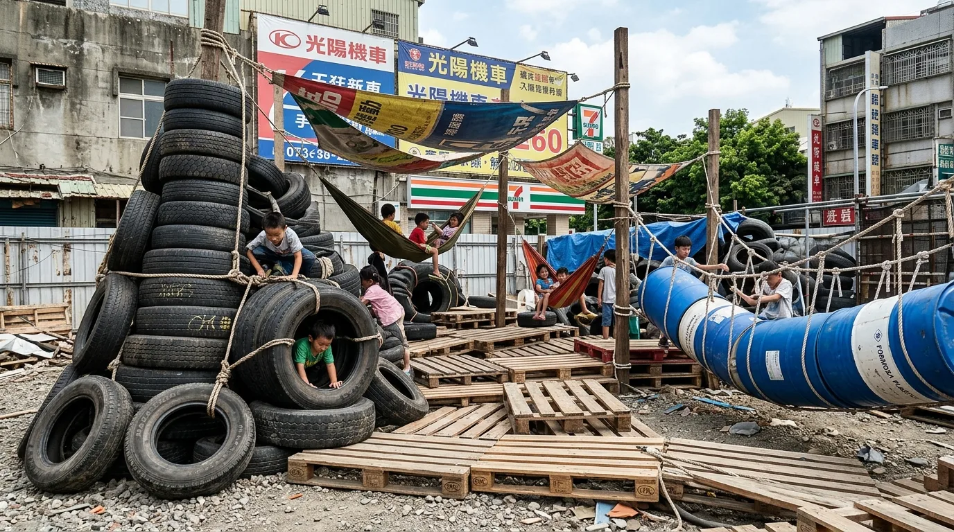 Basurama | Junk Playground: Trash as the Sole Material