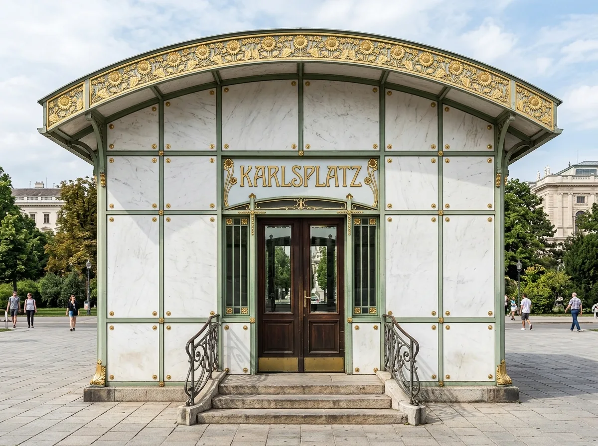 Otto Wagner | Karlsplatz Station: The Detachable Entrance Pavilion