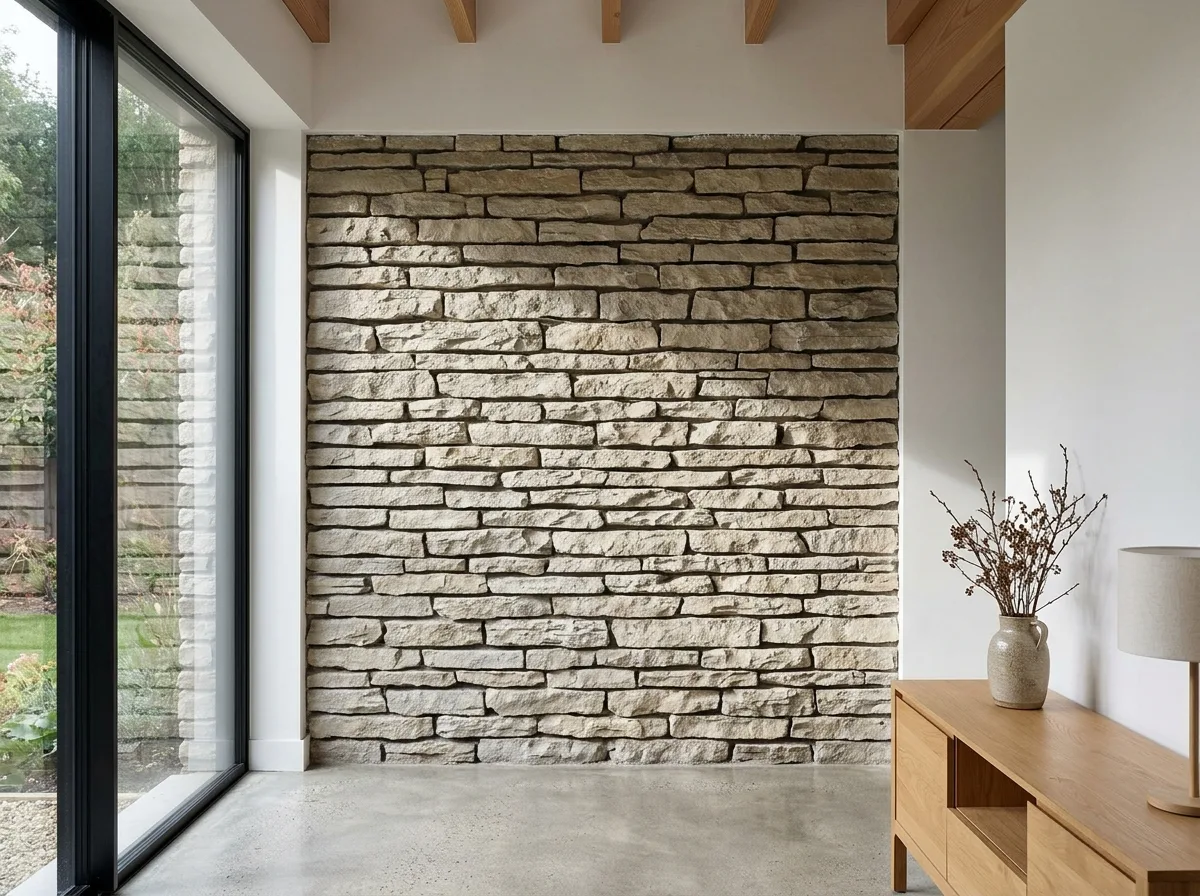 Brick and Stone: One Side for Texture