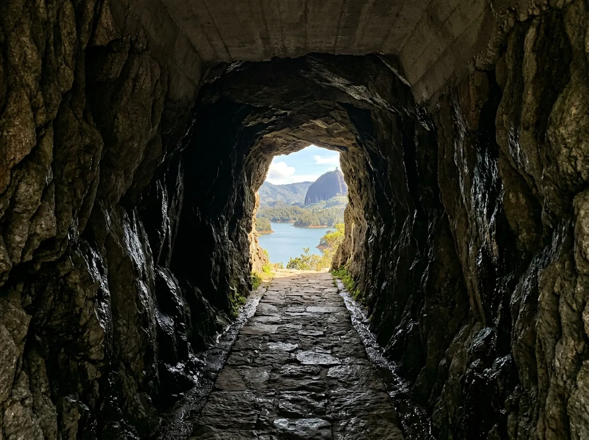 巴瓦｜穿过岩石的入口：让建筑消失在山里