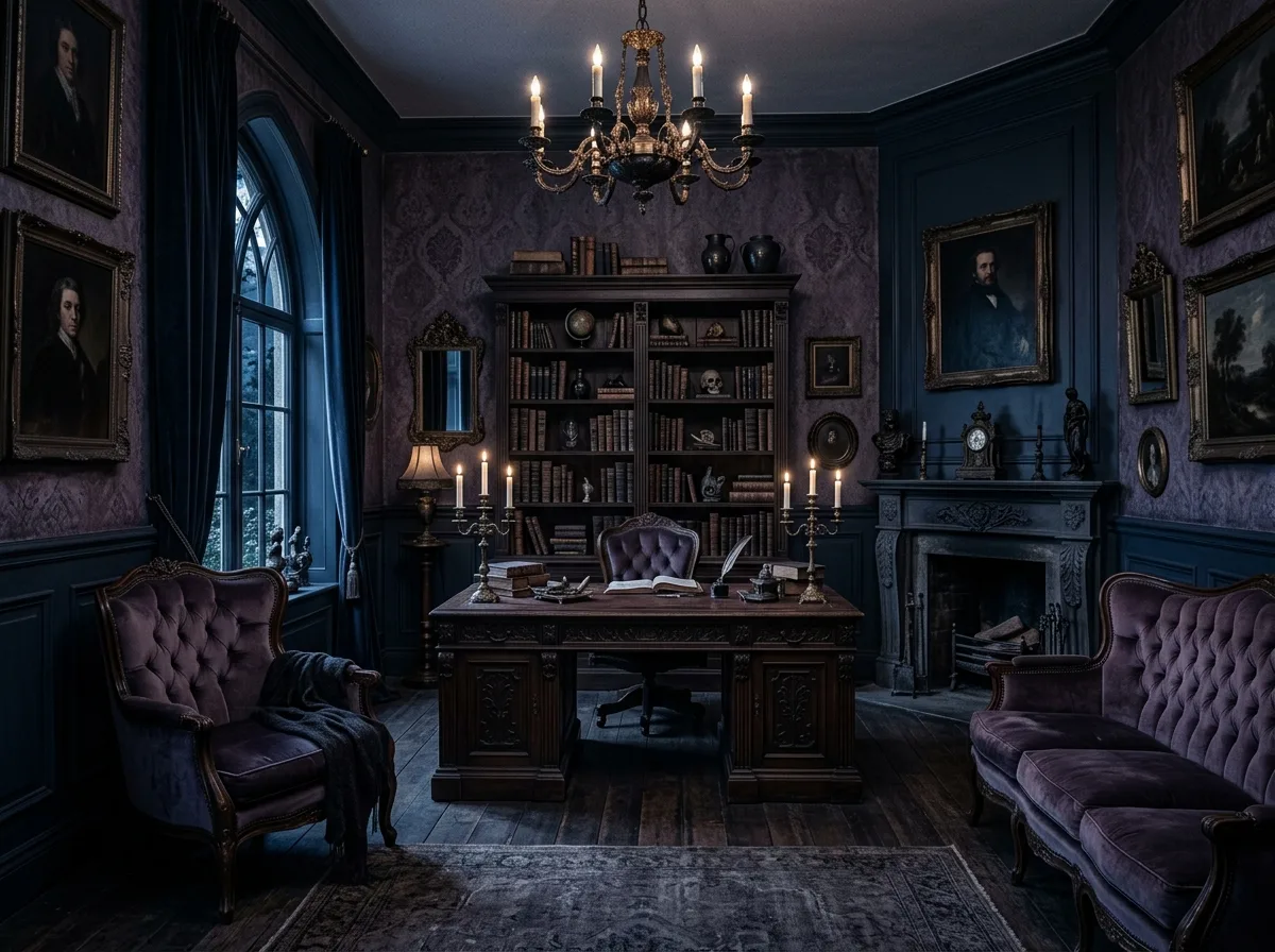 Dark Purple and Deep Blue: A Third Possibility