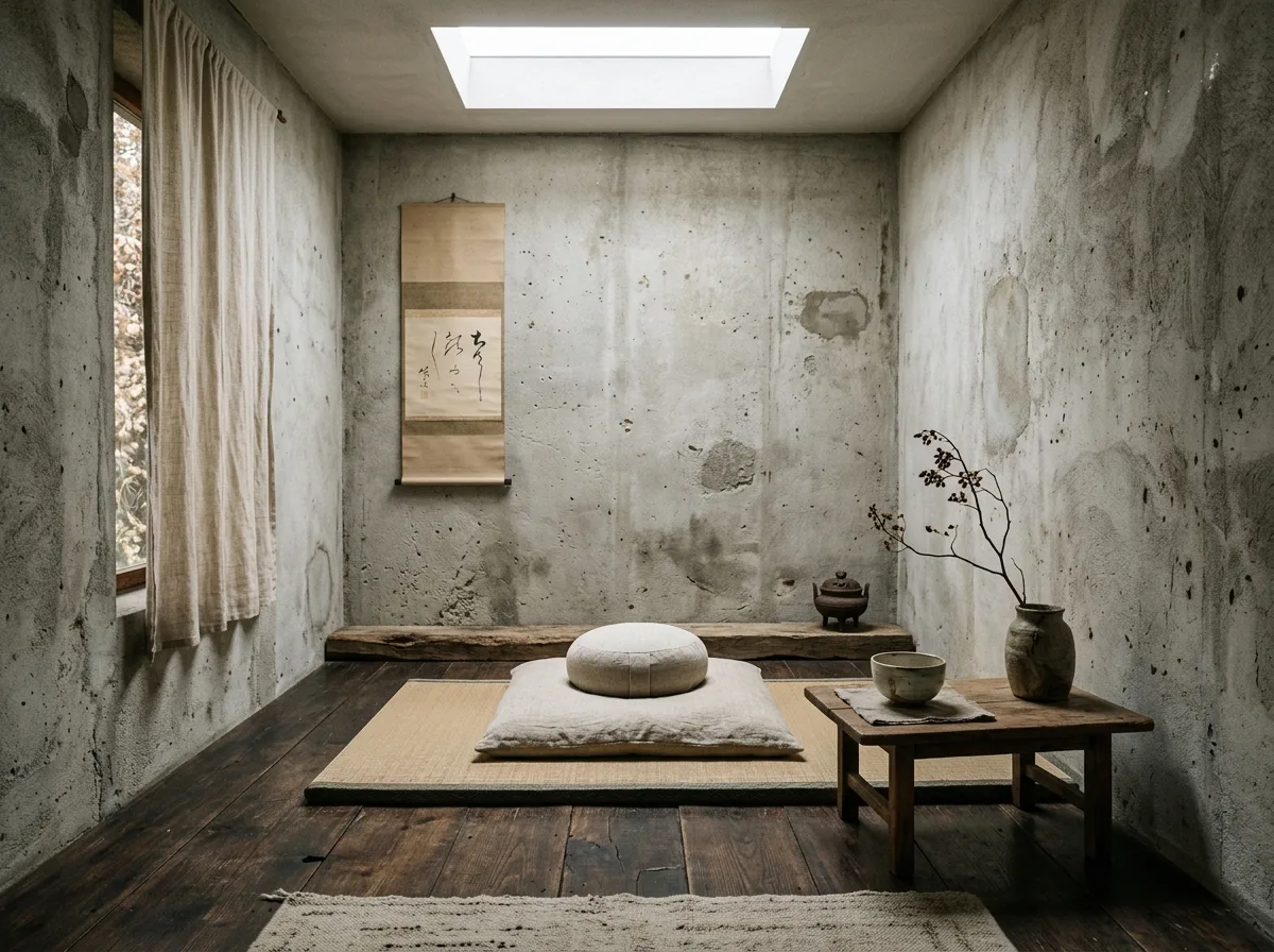 Wabi-Sabi Meditation Space