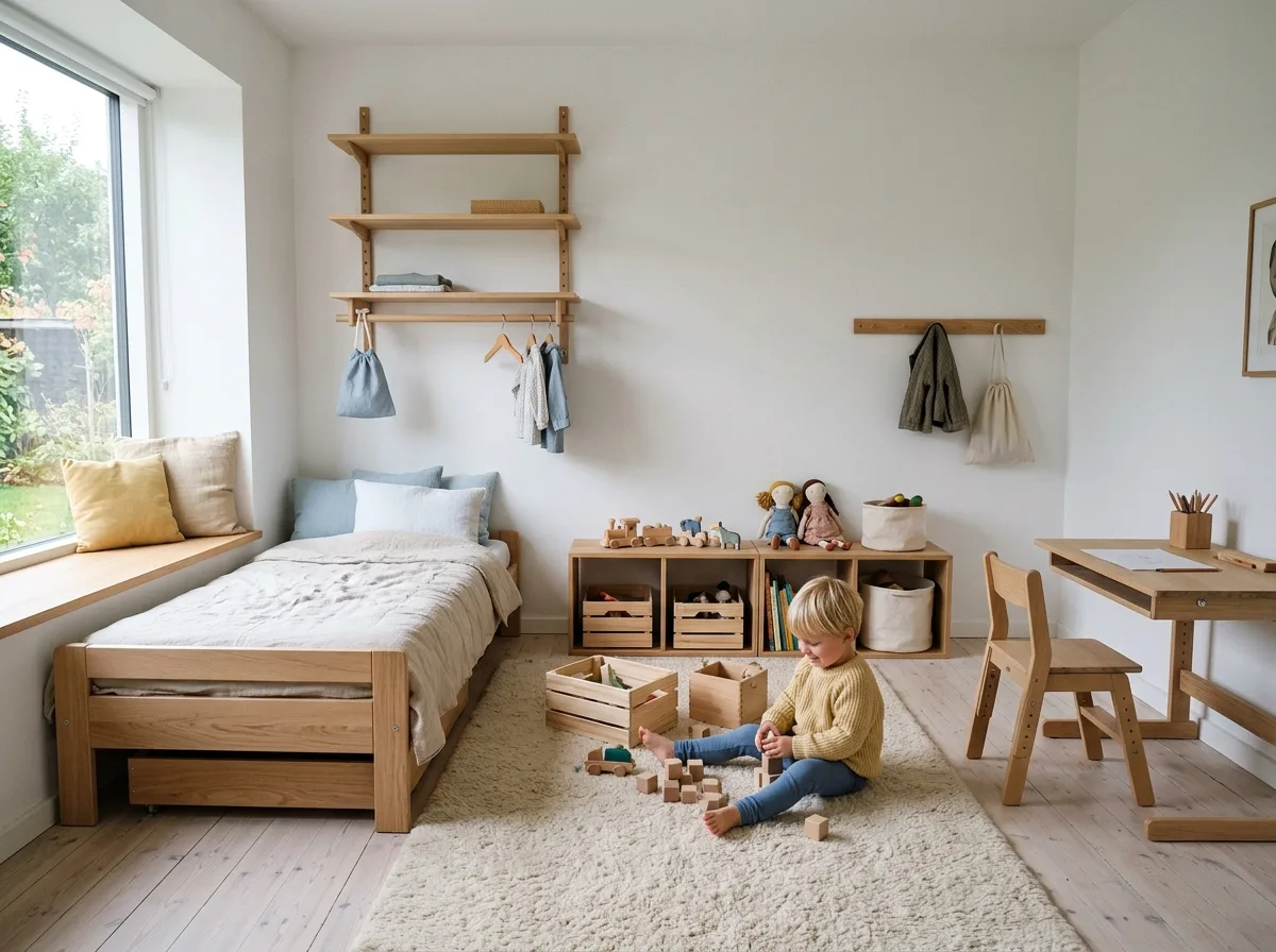 Nordic・Children's Room: A Room That Can Be Constantly Redesigned