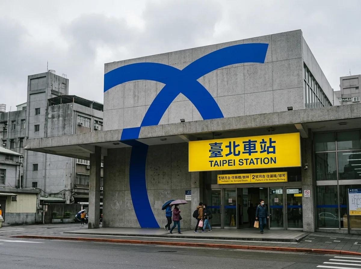 铁路识别：大尺度色块与标准化车站标识