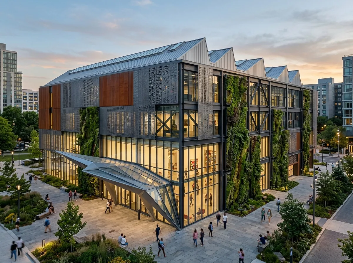 Industrial Plant Transformation into Cultural Space