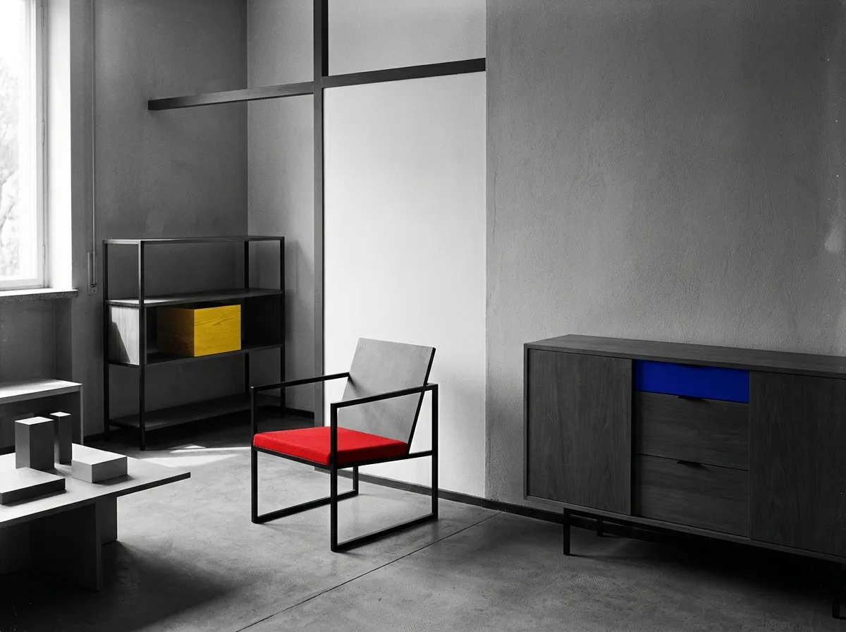 Dots of Primary Colors: Red, Yellow, Blue Each Once