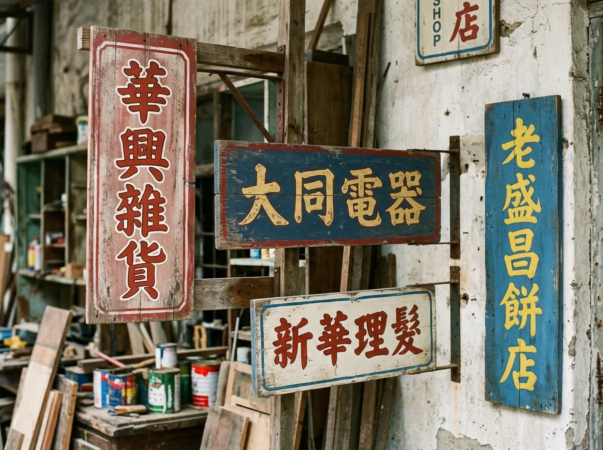 昔ながらのアートフォント：看板体と丸ゴシック