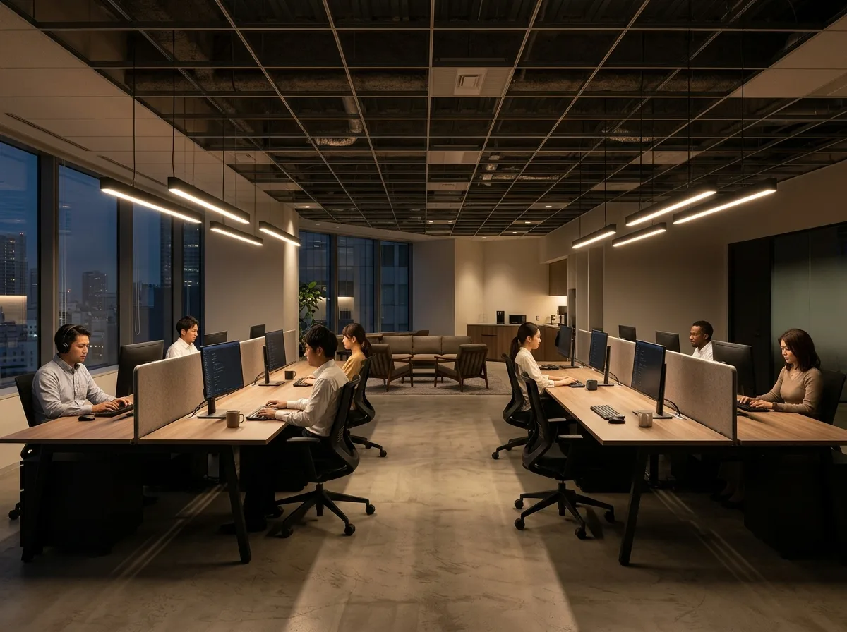 Uniform desktop illuminance