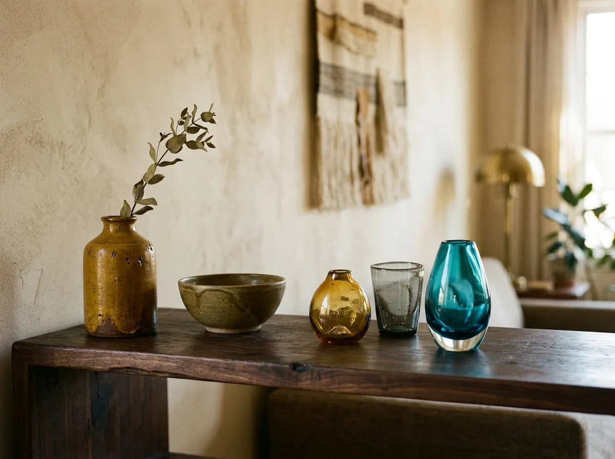 Ceramics and glass: those few pieces on the table