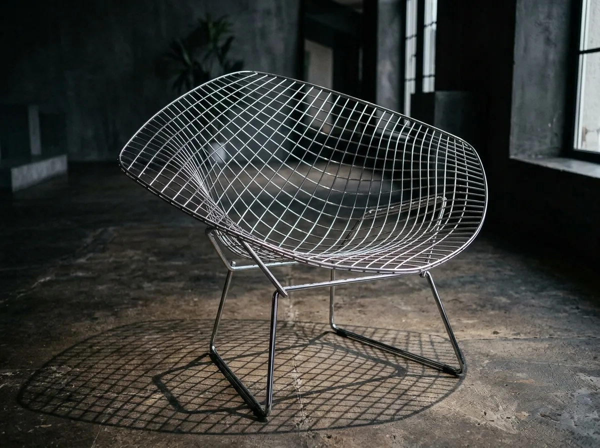 Bertoia | Diamond Wire Chair: The Chair Is Mostly Air