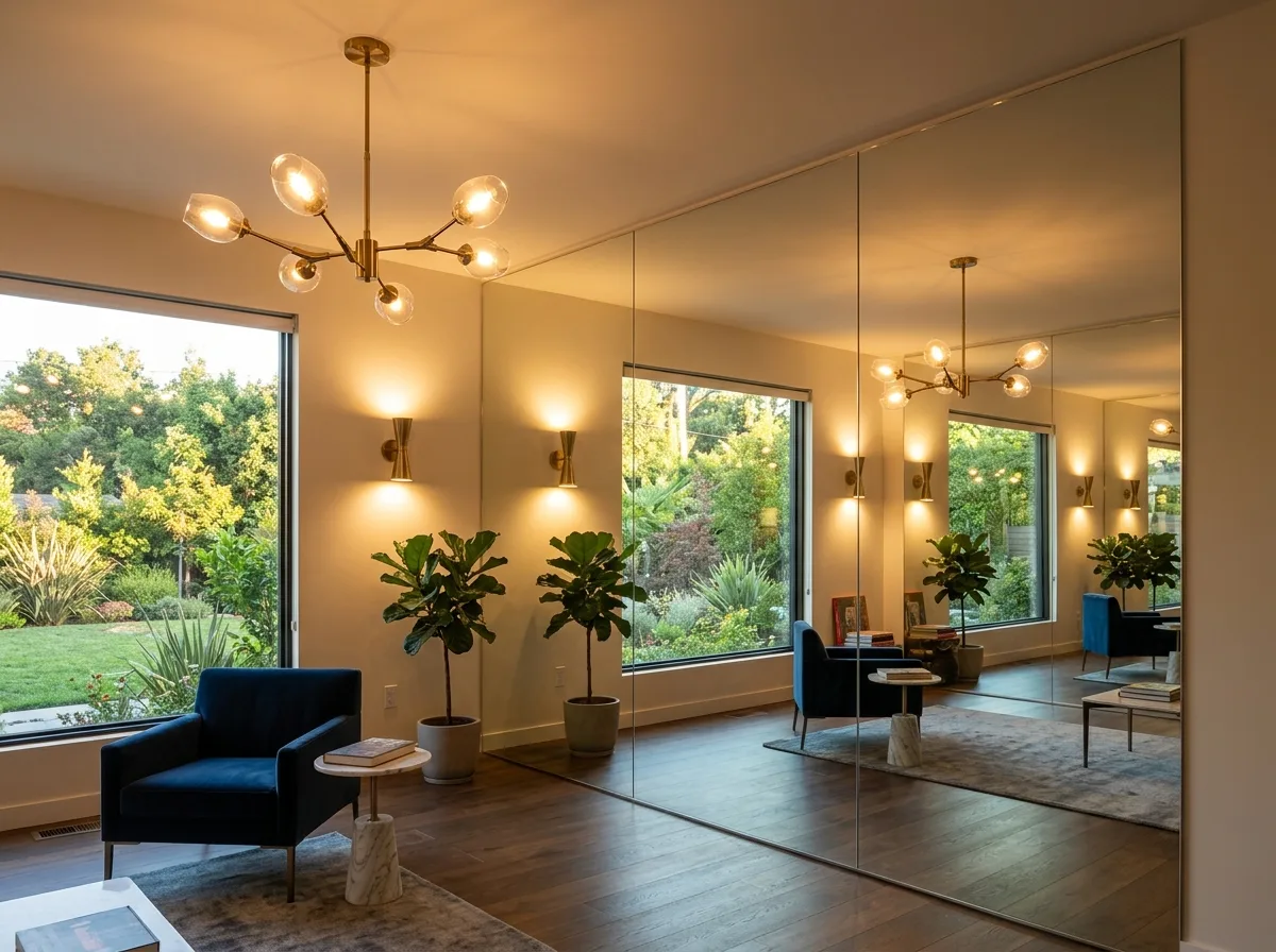 Mirrors and Light: Reflections Create a Second Light Source