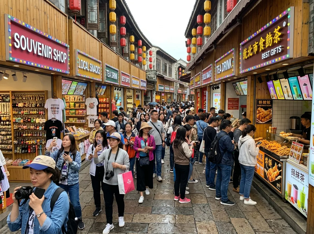 观光商店街：同样的东西卖十家