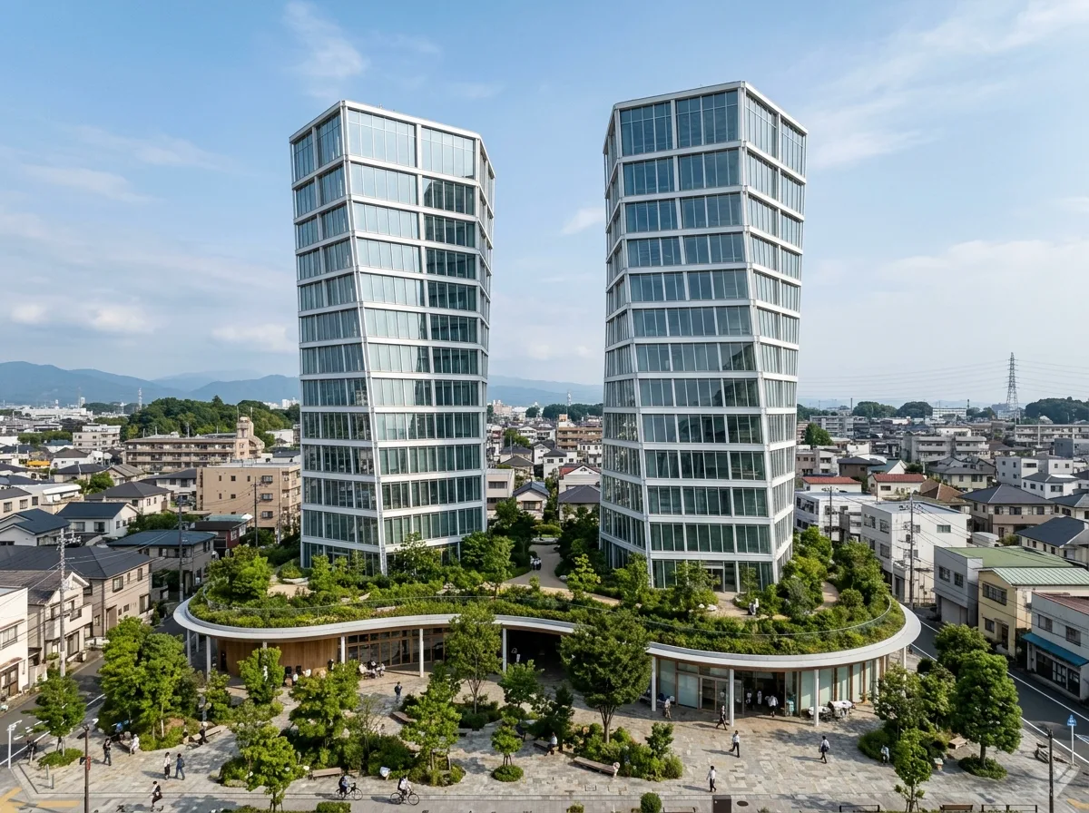 两座扭转的塔：让风与光穿过的市政厅