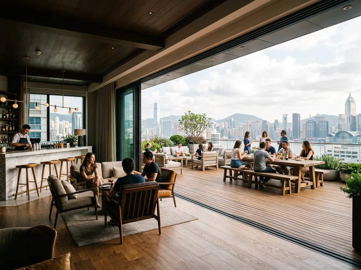 Top floor for public use, not suites