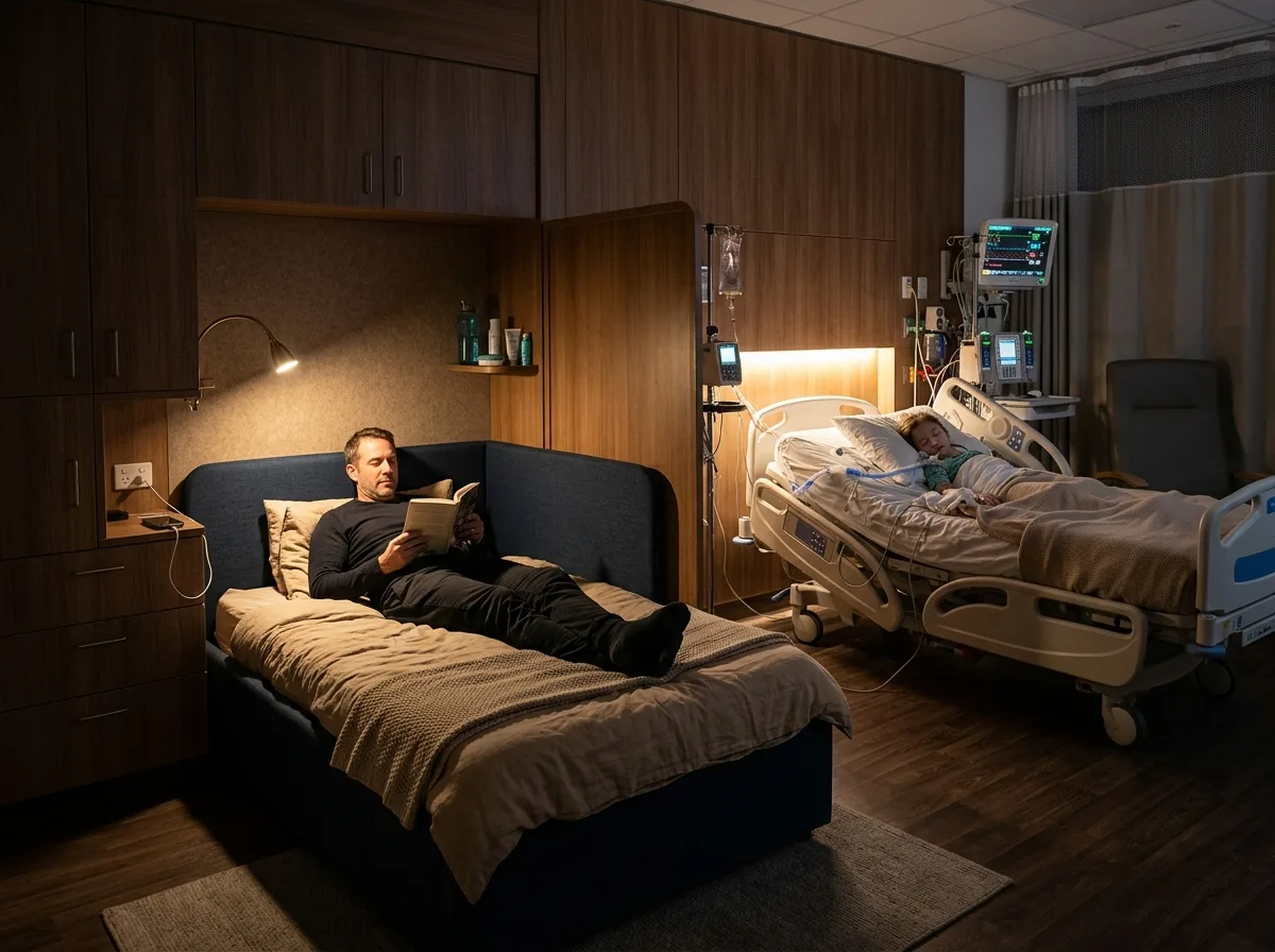 家族のお泊まり：本当に眠れるベッド