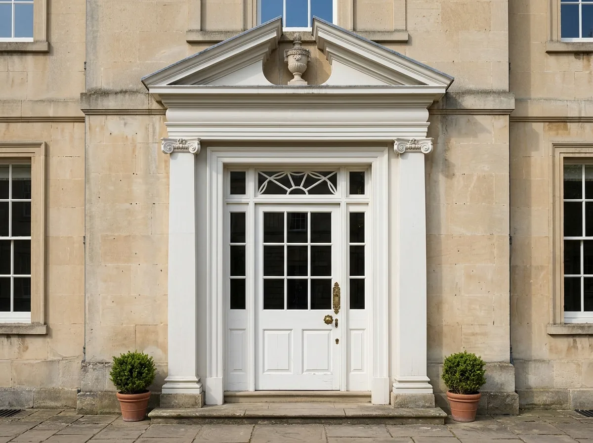 Door Frames and Broken Pediments
