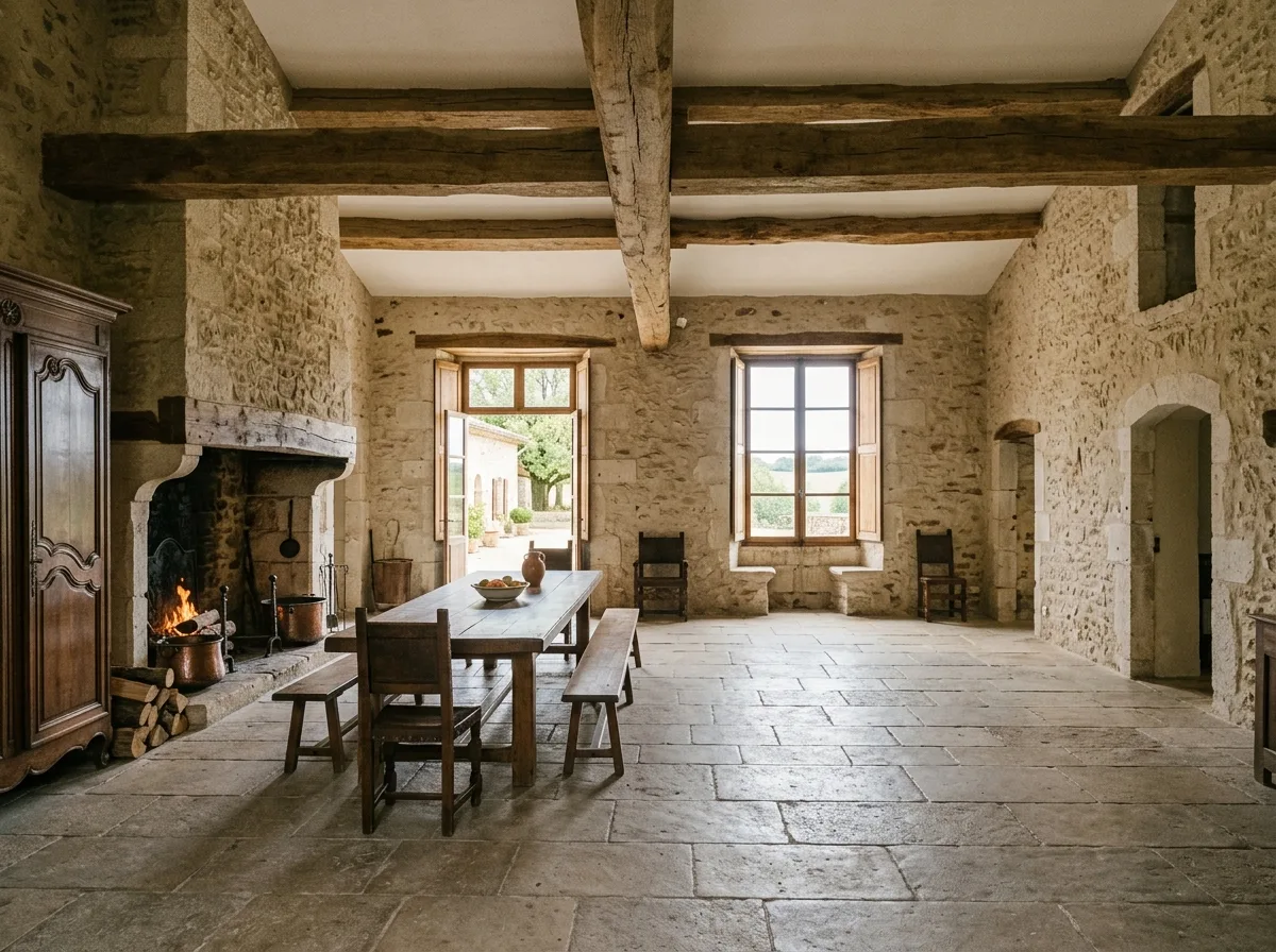 A farmhouse is not a cottage: the scale should be large