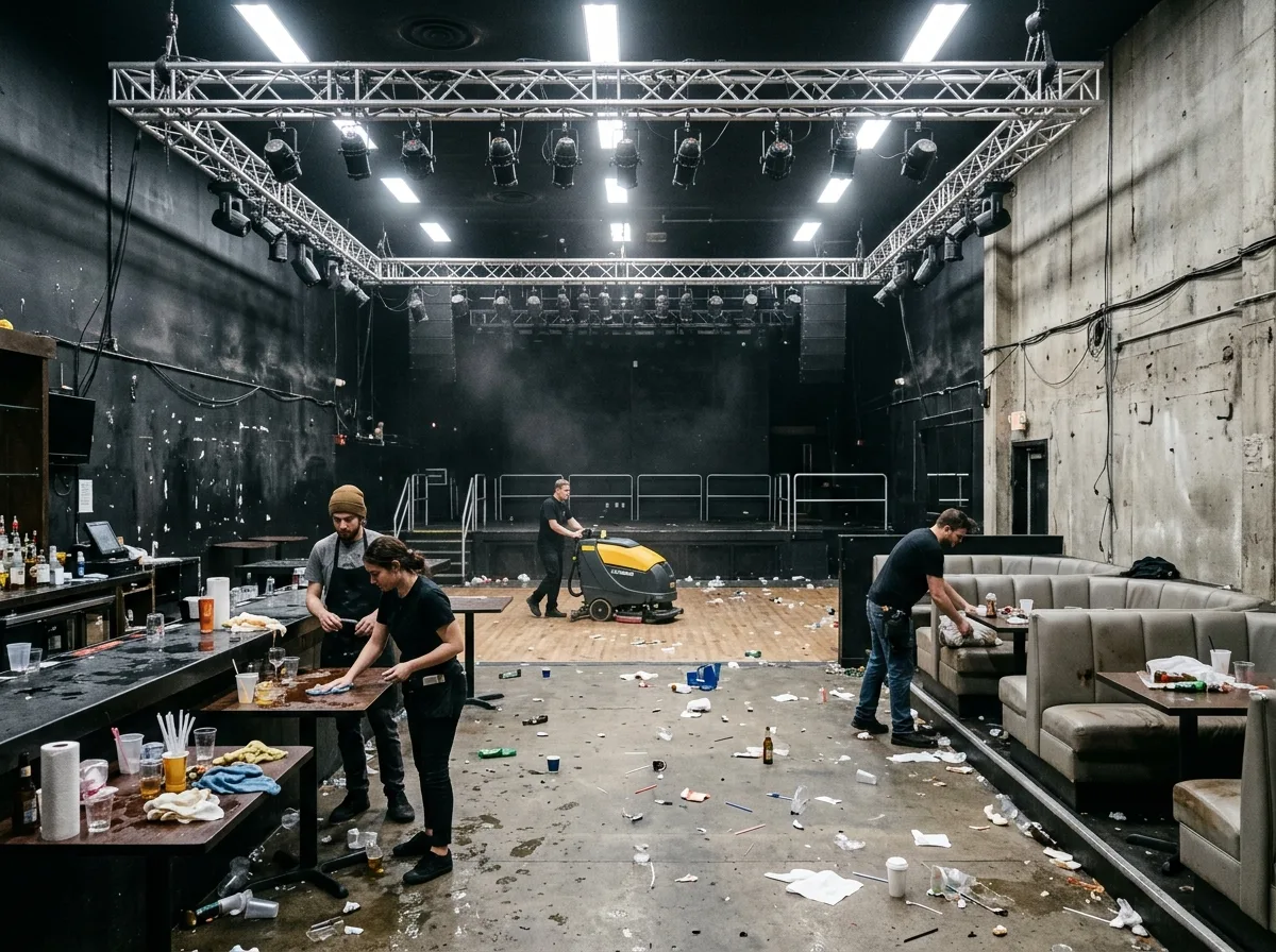 The Moment of Exit: Space After All Lights Turn On
