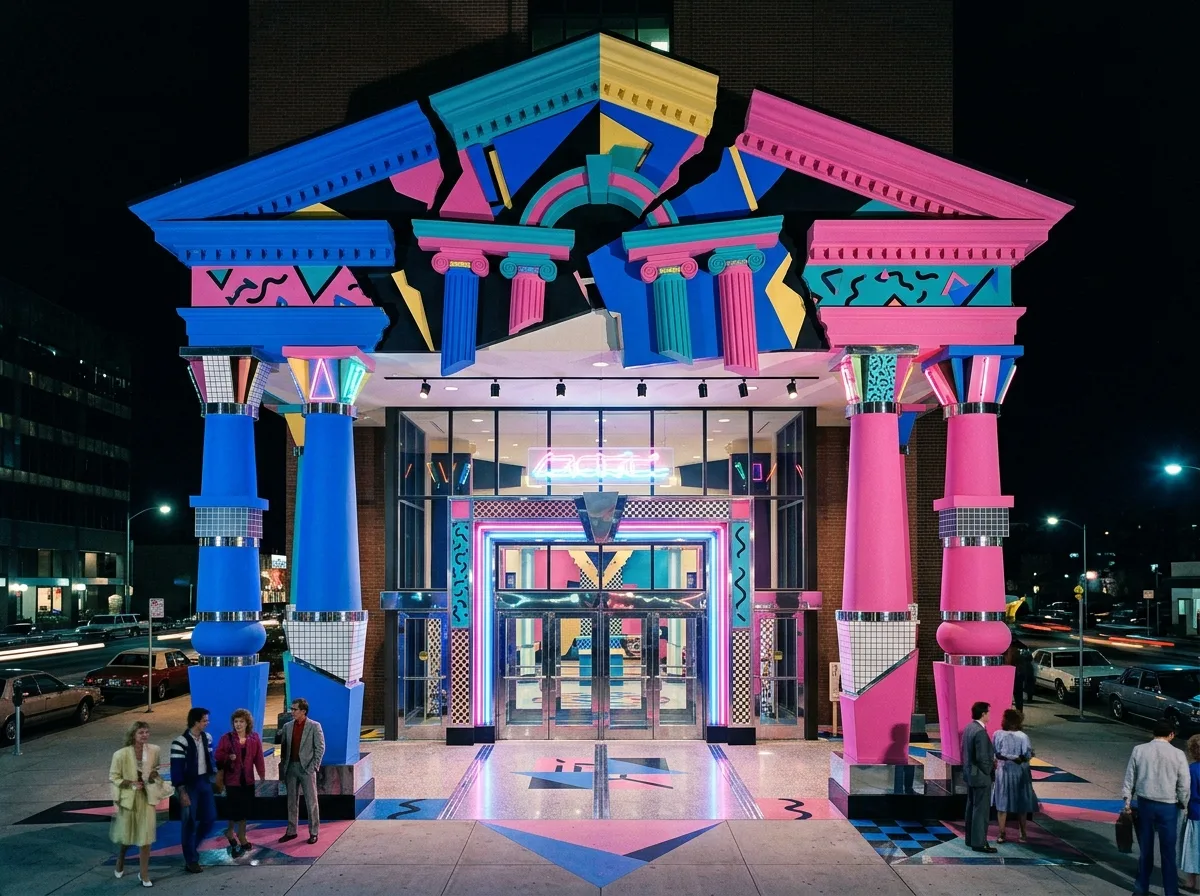 Postmodern Entrances of the 1980s City