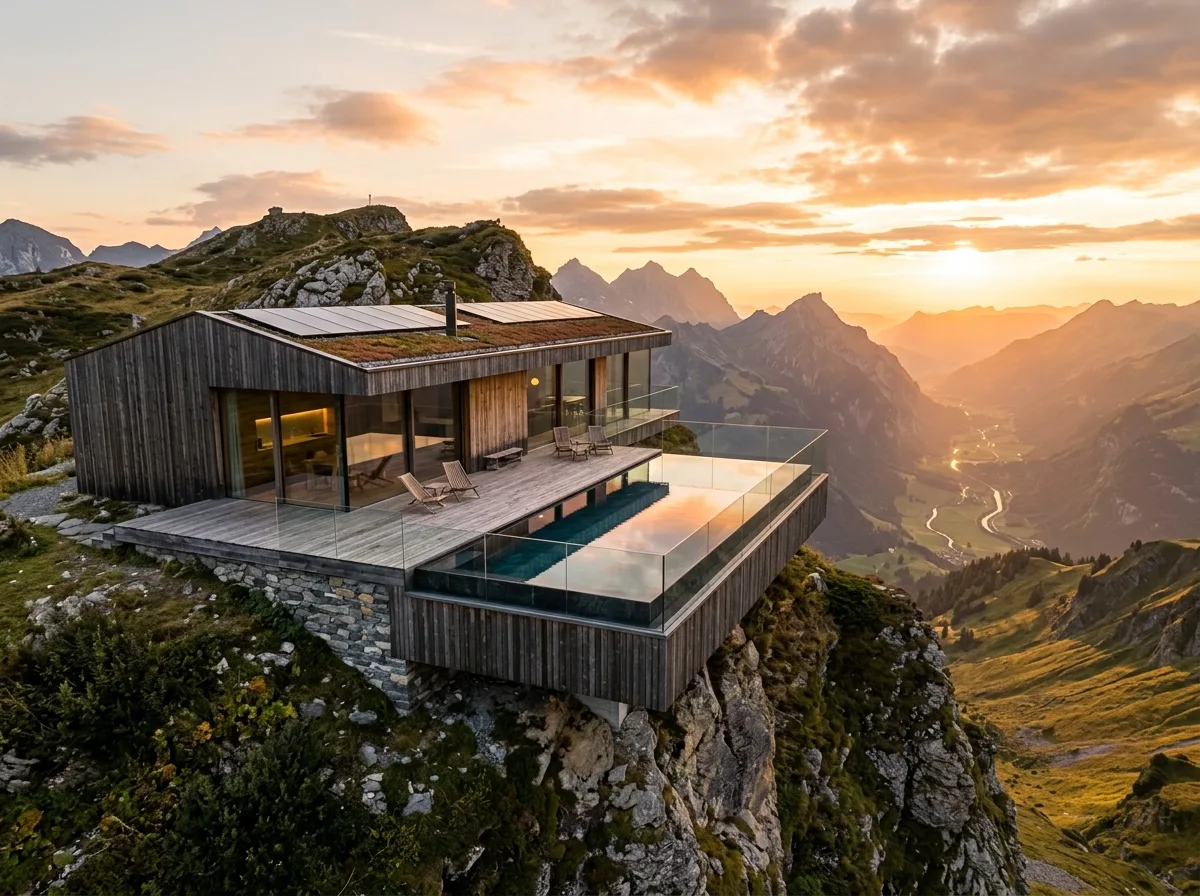 Serene Wooden Villa on the Ridge