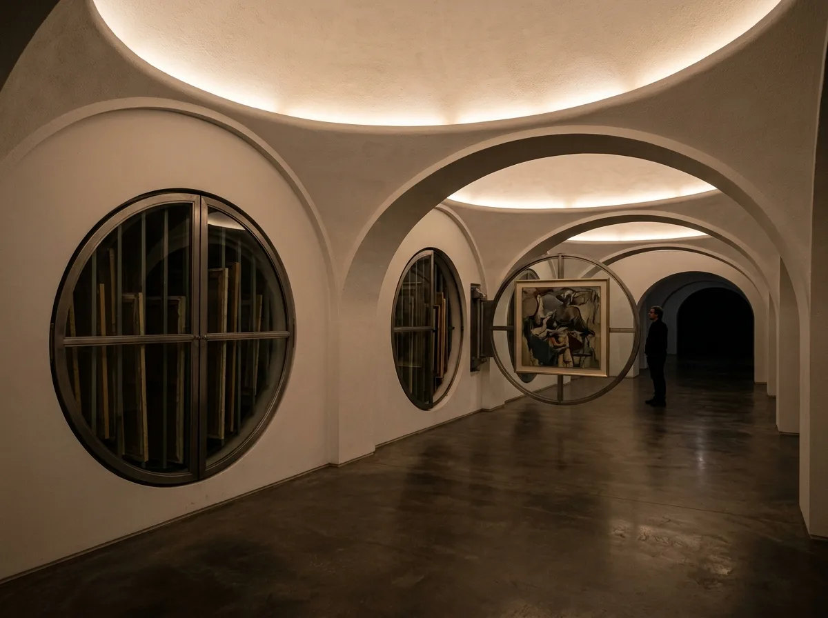 Underground Gallery: An Earth-Sheltered Exhibition Space