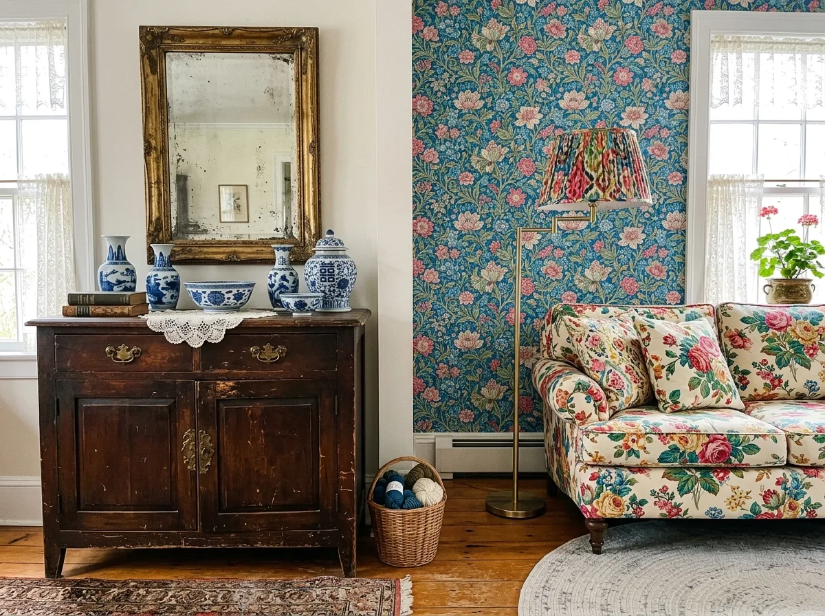 Antiques and New Pieces, Half and Half