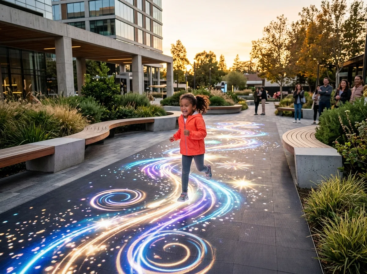 Light Blanket Play: Digital Poems of Children and Interactive Landscapes