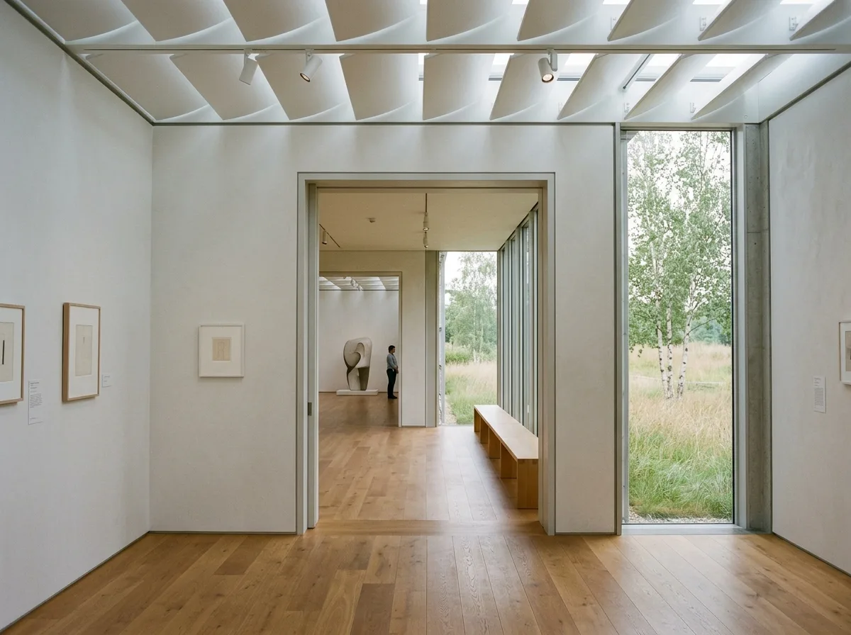 静謐なる美術館：人間的スケールで思索する展示空間