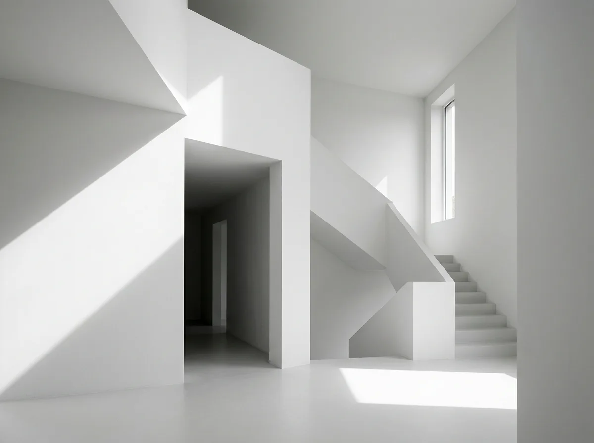 White Walls and Volumes: Forms Rely on Shadows