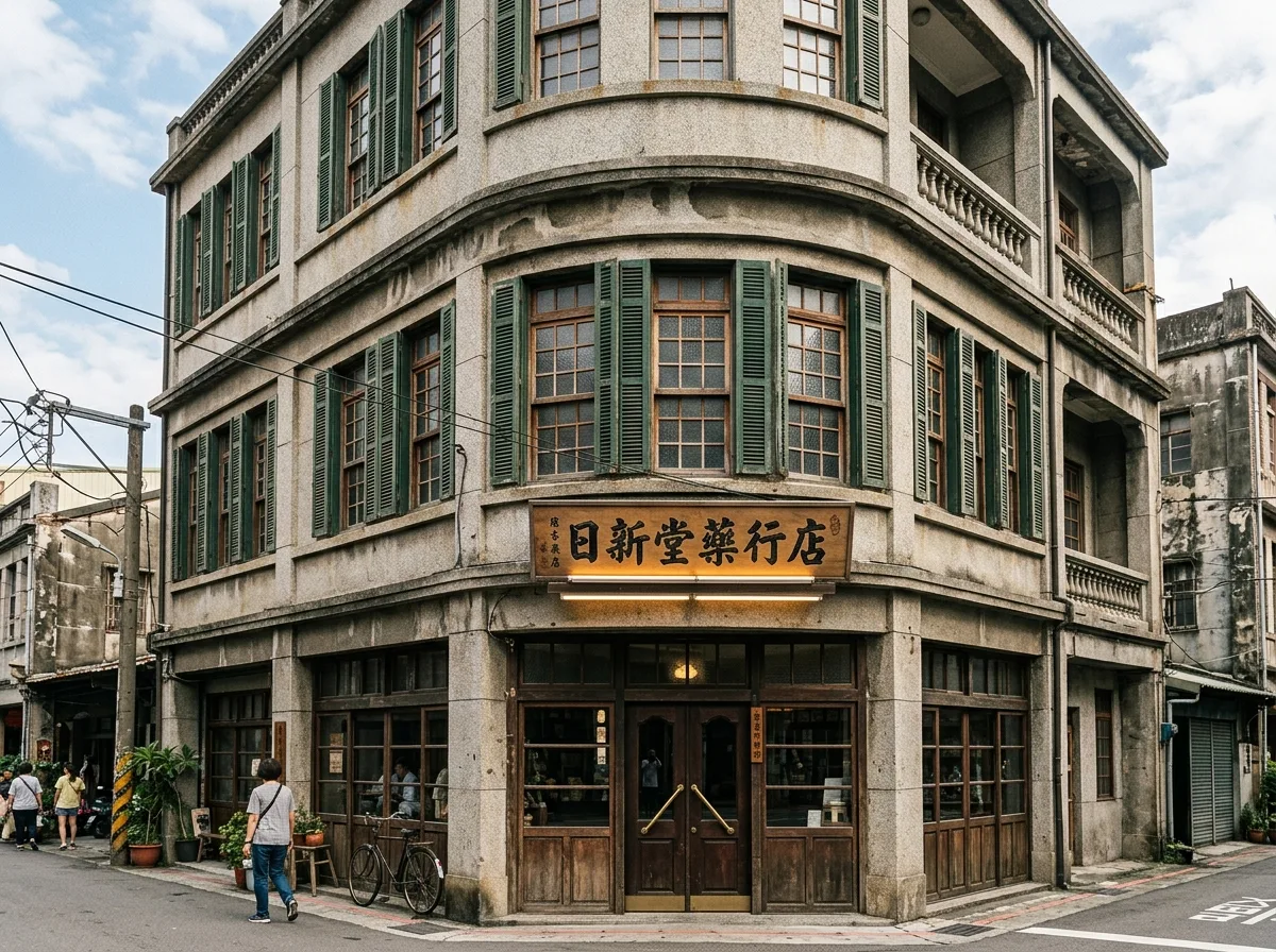 Oriental Retro Modern - Street Facade