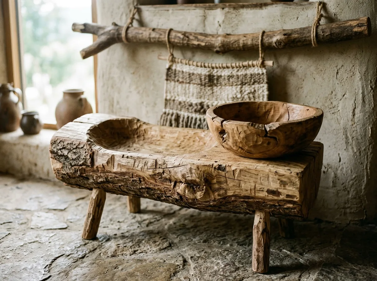 Raw Wood and Wood Carving: Unfinished Forms