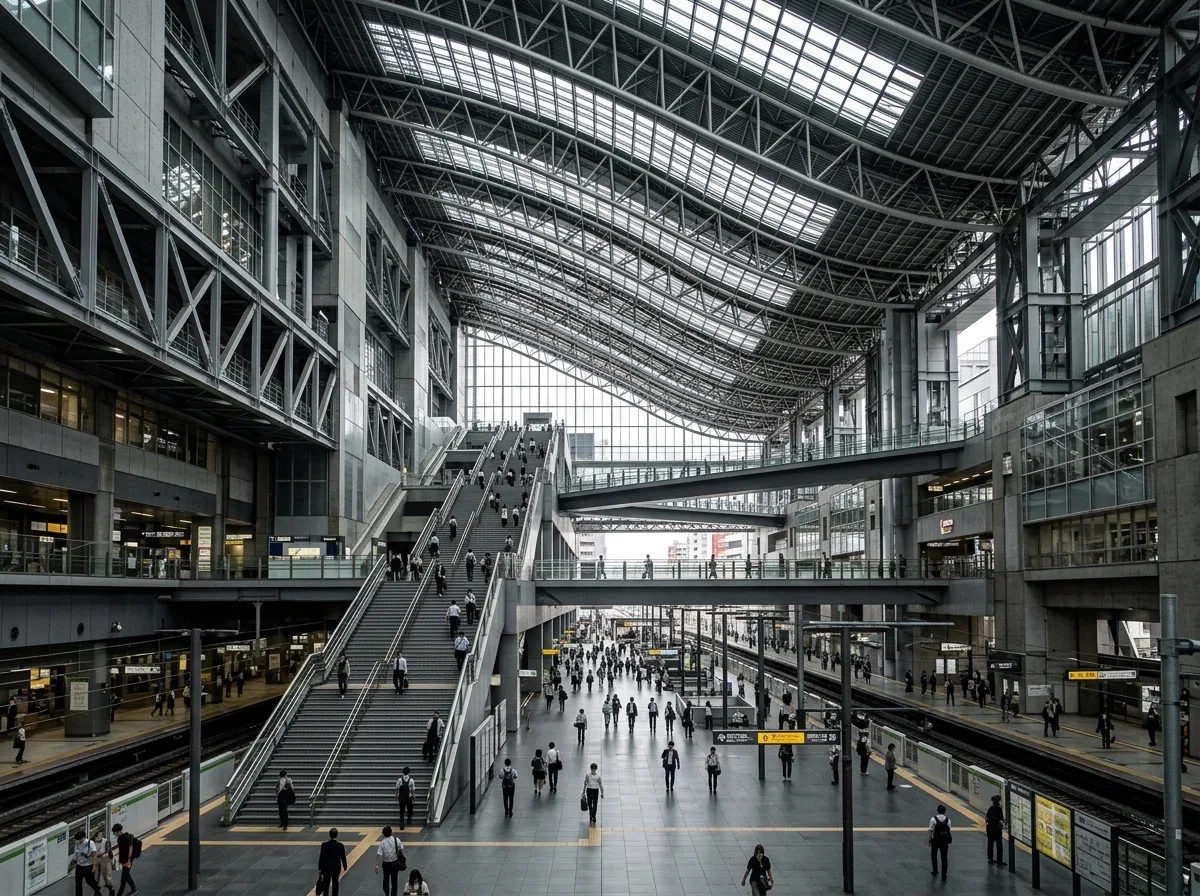 The Station's Grand Canyon: Stairs, Skybridges, and Steel-and-Glass Canopy
