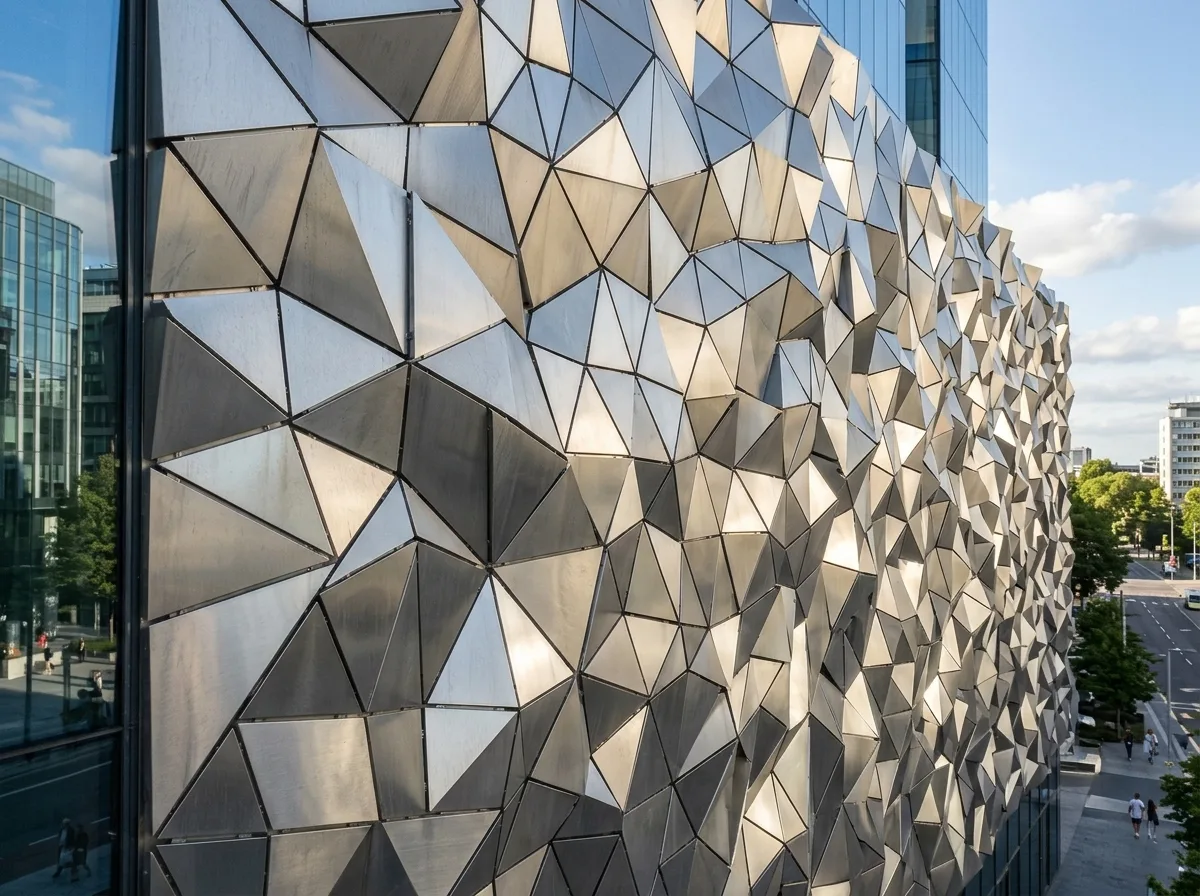 Folded Metal: Angle Determines Reflection