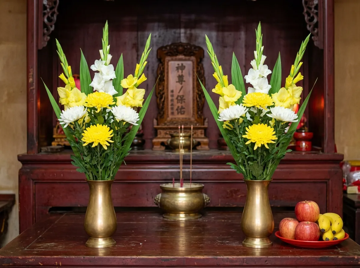 佛前供花：每周更换的那束