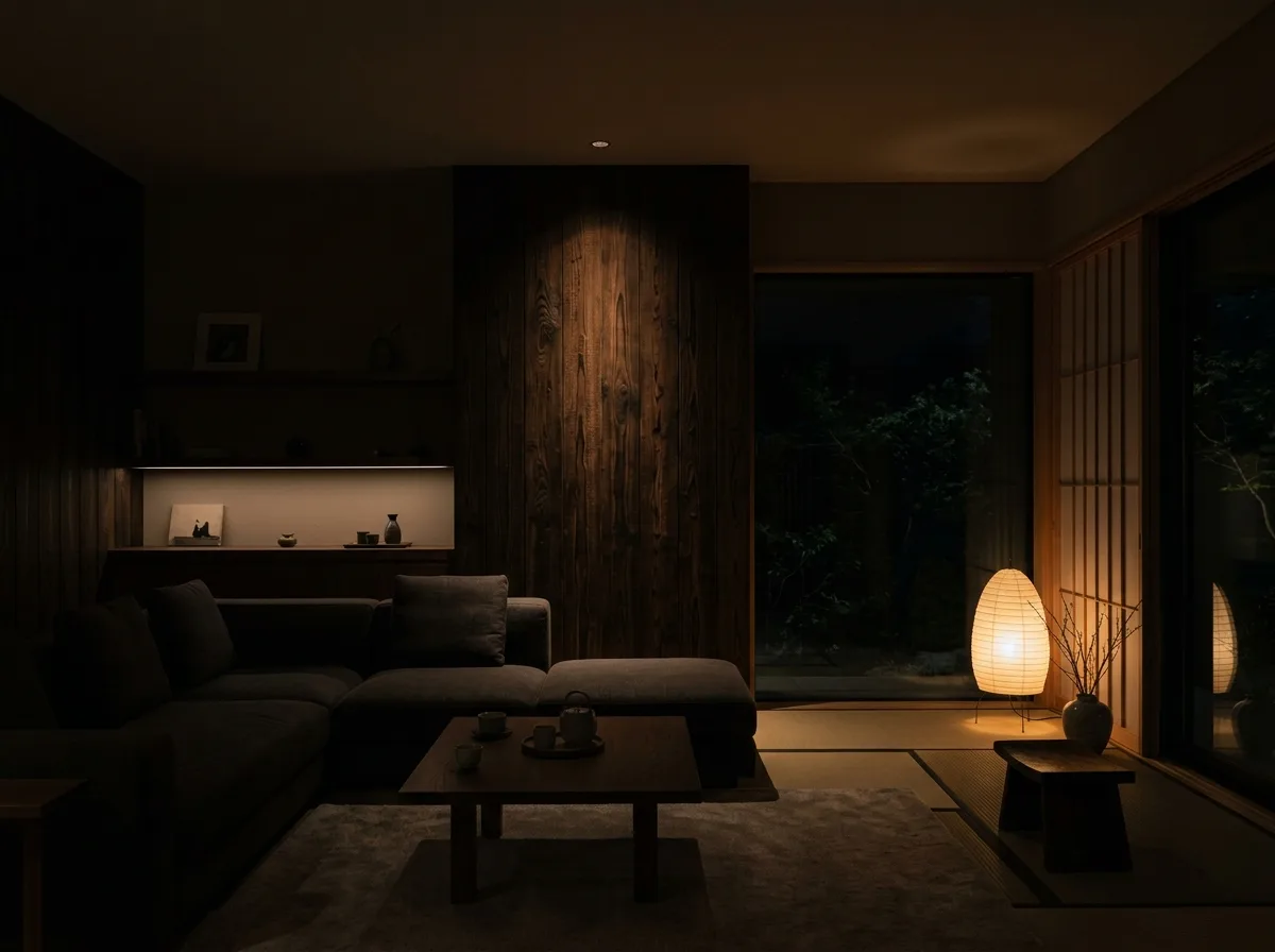 Dimming scenarios: three states in the same room