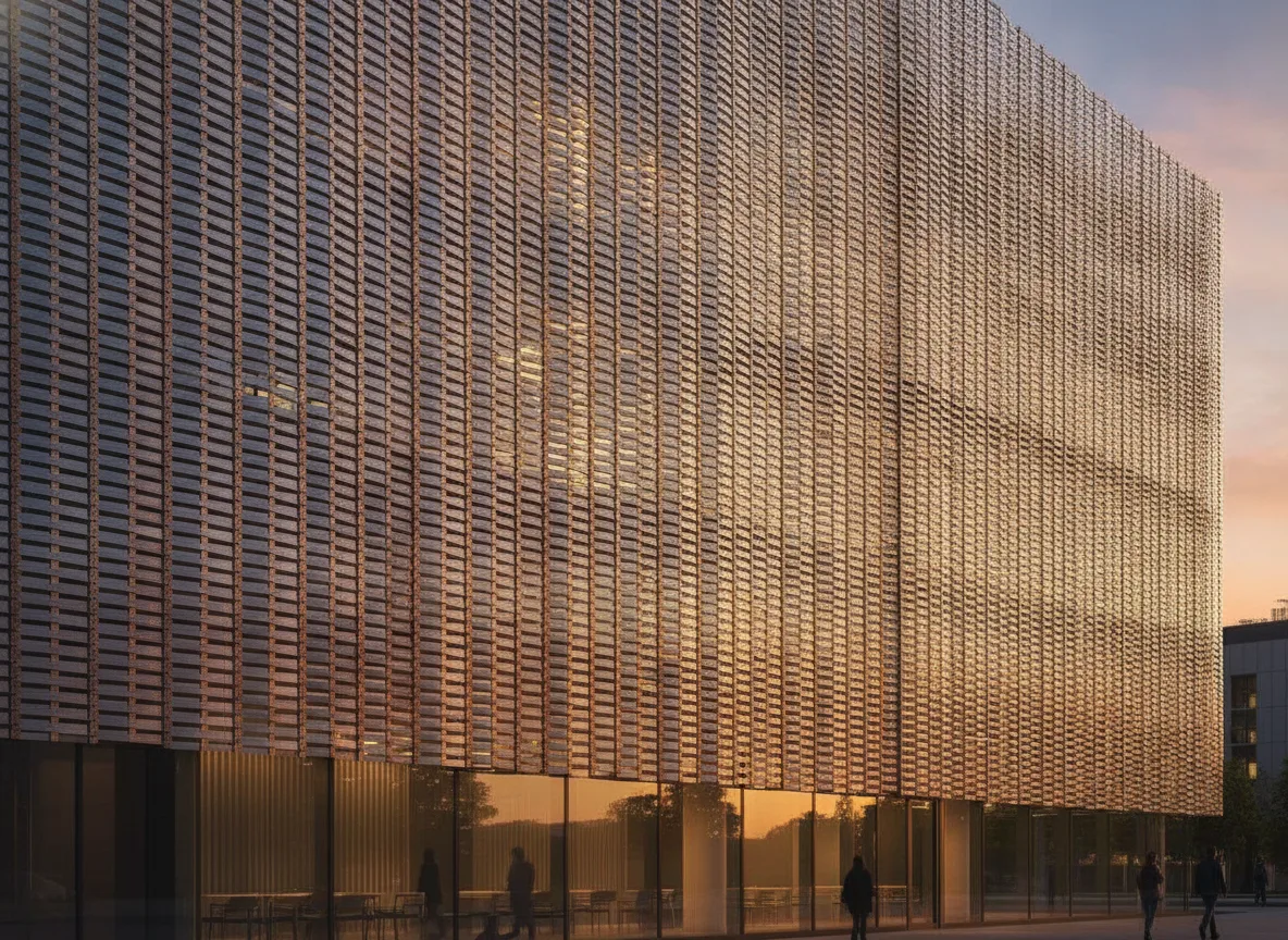 Urban Facade Rebirth: Photosensitive Woven Curtain Wall