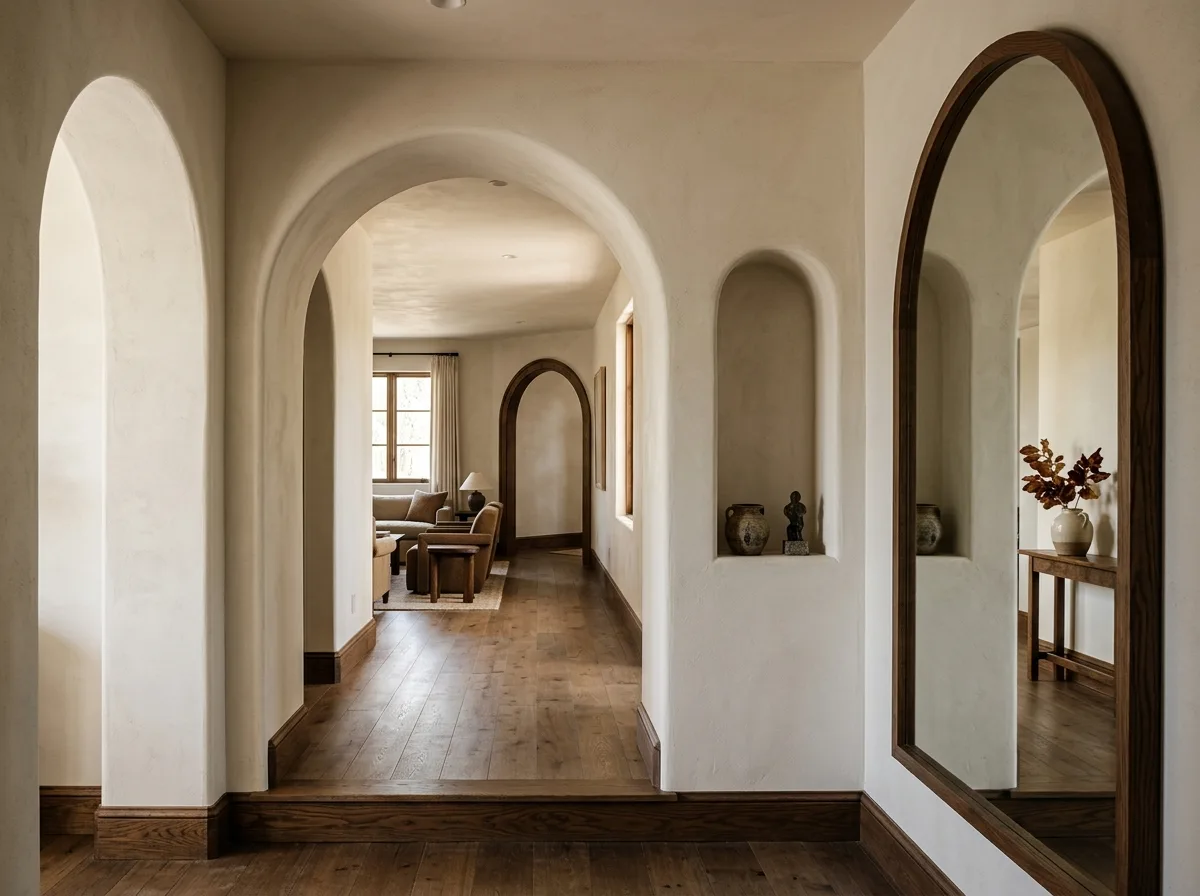 Arches and Rounded Corners: Holes in Walls Are Round