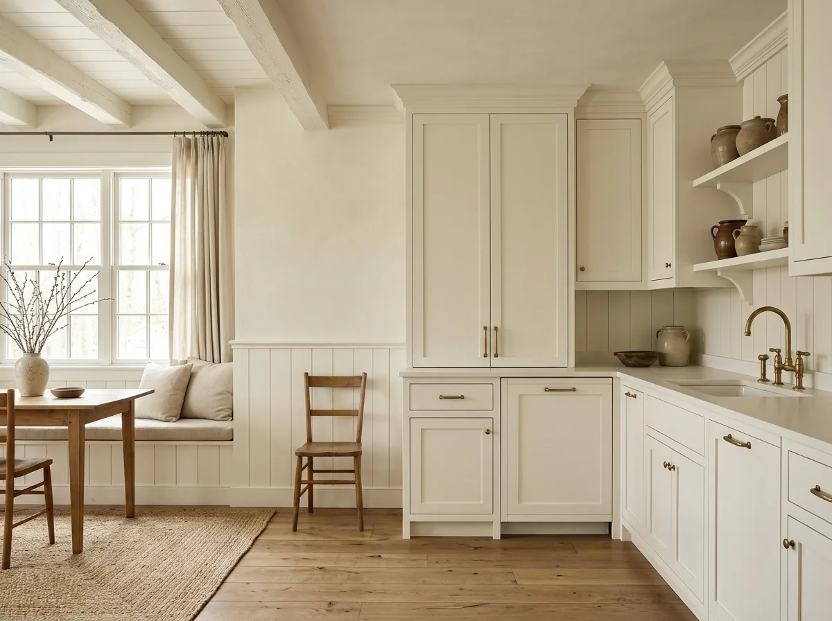White Walls and White Cabinets: The Same White