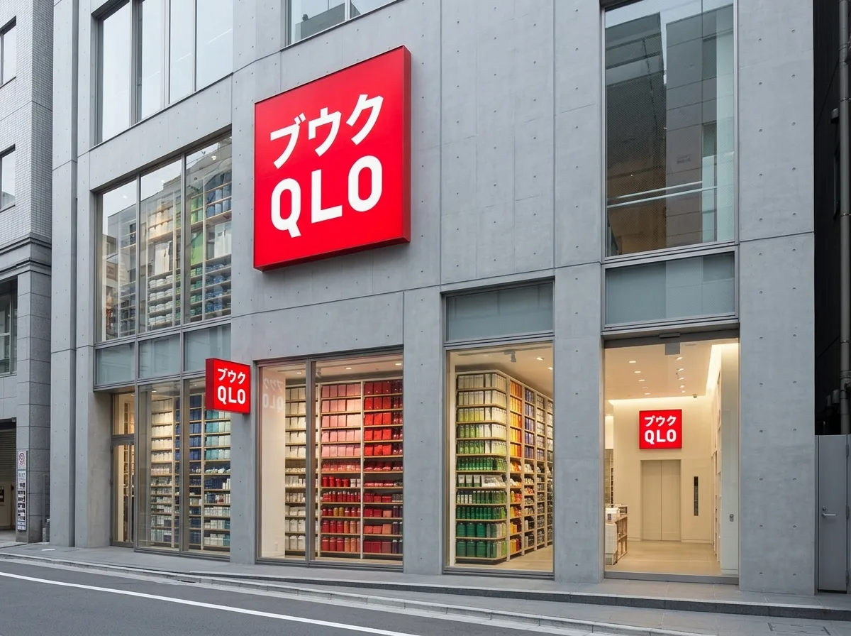 全球旗舰店识别：片假名方块与立面的重复