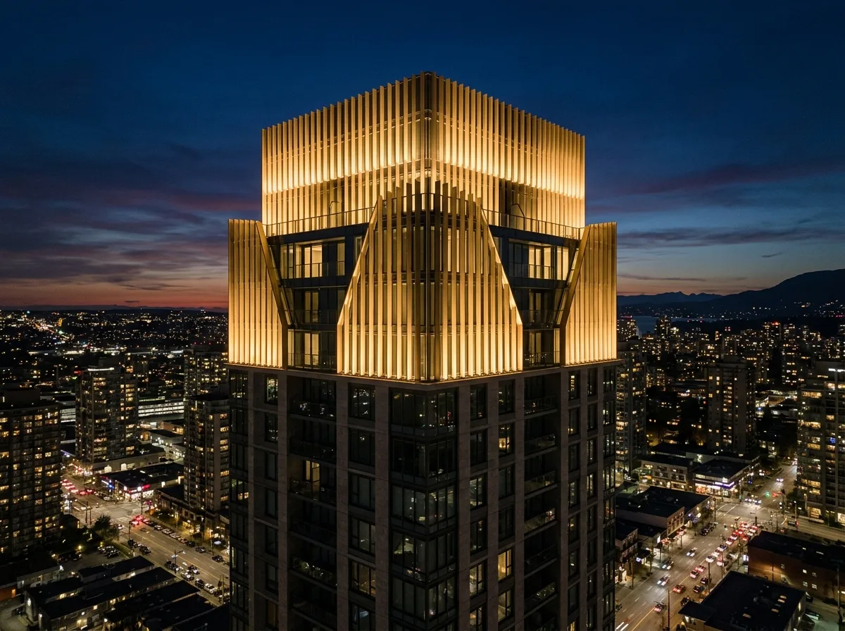 Metal Crown: The Brightest Section at Night