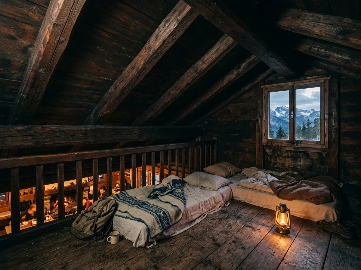Mountain House・Attic: The Room You Have to Stoop to Enter