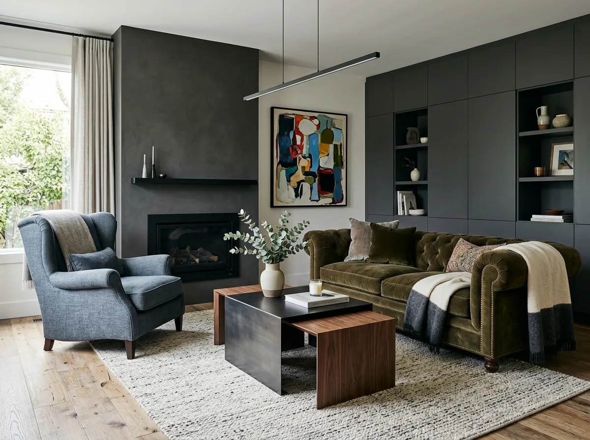 Traditional elements placed on seating