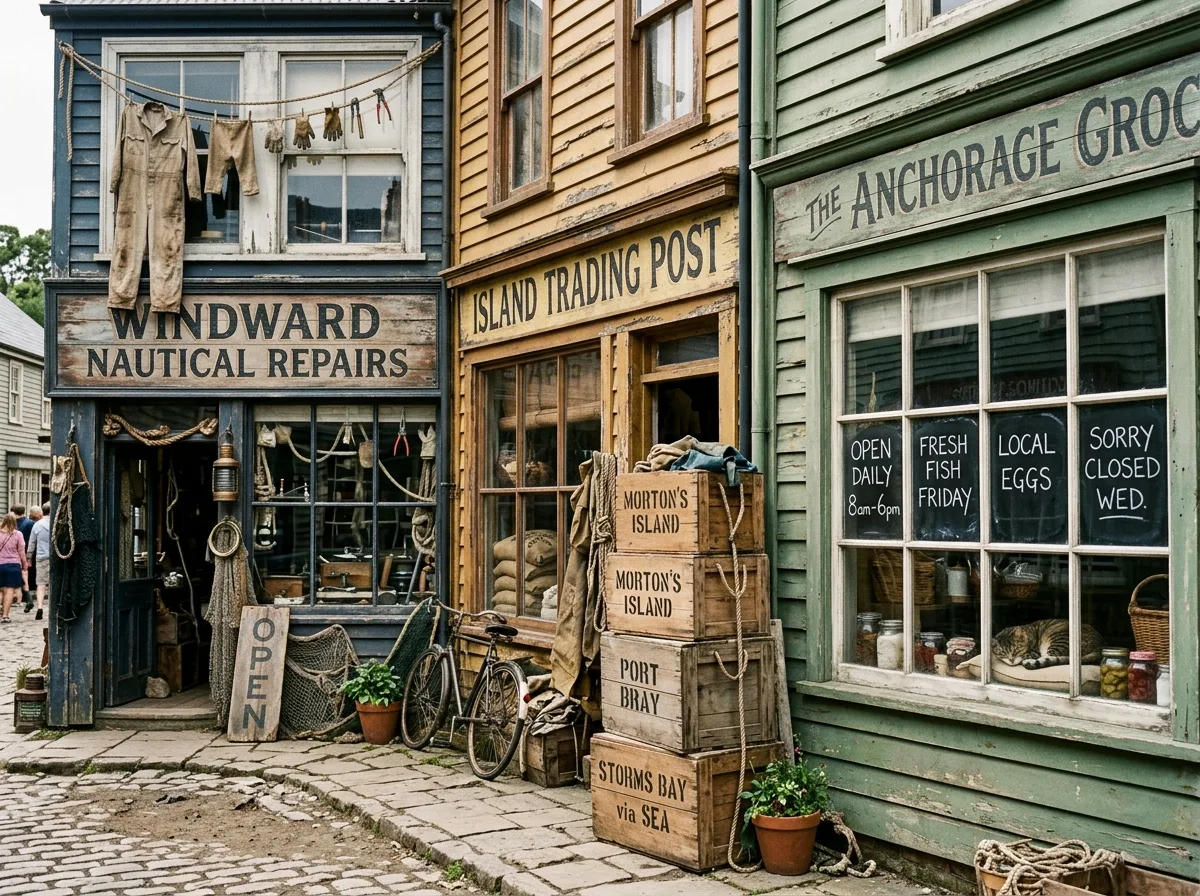 Facade Storytelling: Details in Signage and Windows